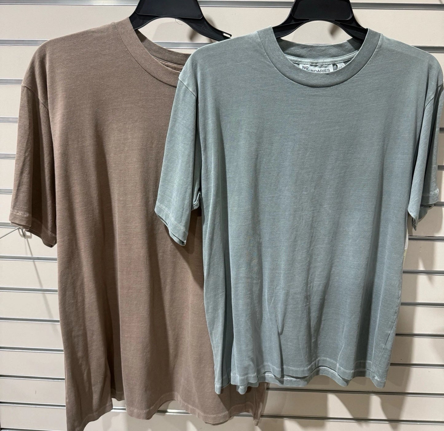 No Boundaries All Gender Cotton Oversize Tee, Short Sleeves, Men's S-3XL