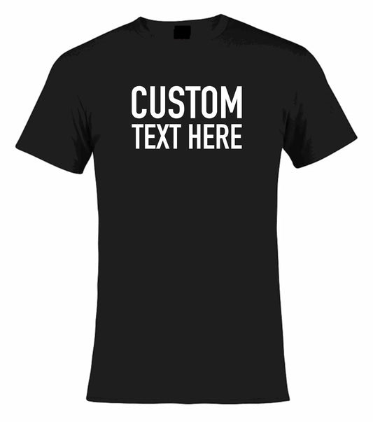 Custom Company Logo Text Personalized Shirt Mens Size Small Medium Large XL