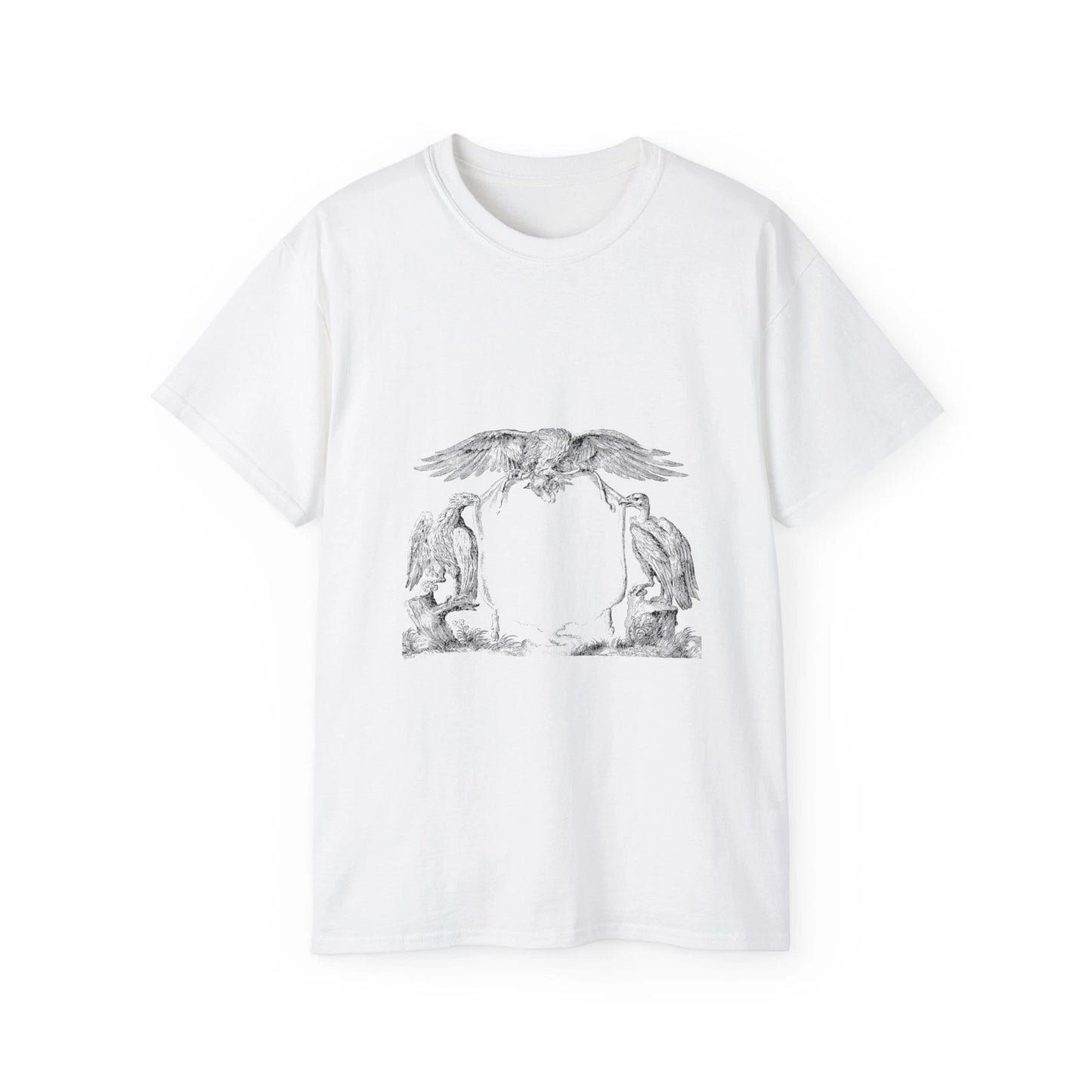 Eagle Nature Vulture Line Art Sign Animals | Custom Graphic T-Shirt
