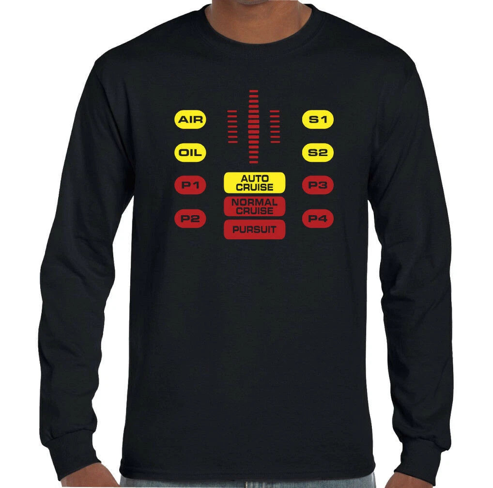 Knight Rider - Kit Control Panel - Mens Funny T-Shirt David Hasselhoff The Hoff