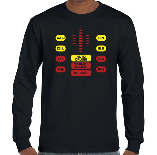 Knight Rider - Kit Control Panel - Mens Funny T-Shirt David Hasselhoff The Hoff
