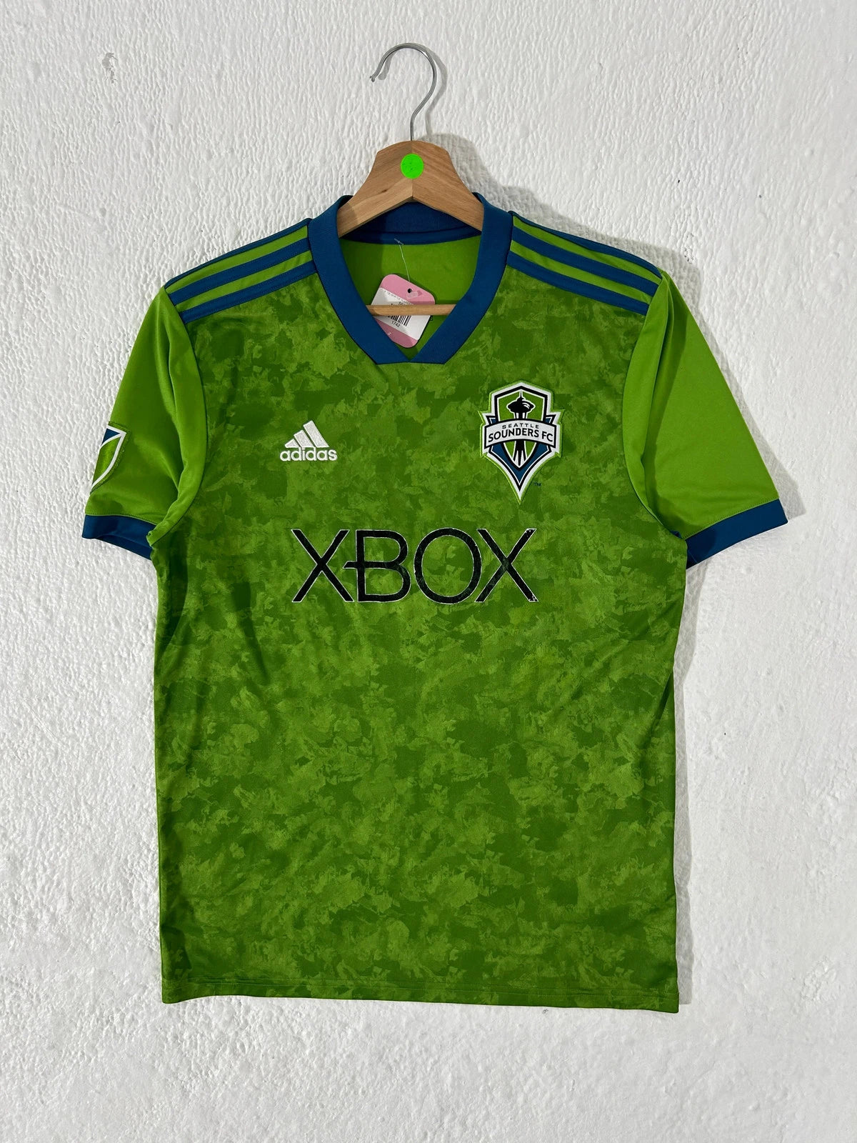 Y2k SEATTLE SOUNDERS Adidas XBOX Green Soccer Jersey Sz M