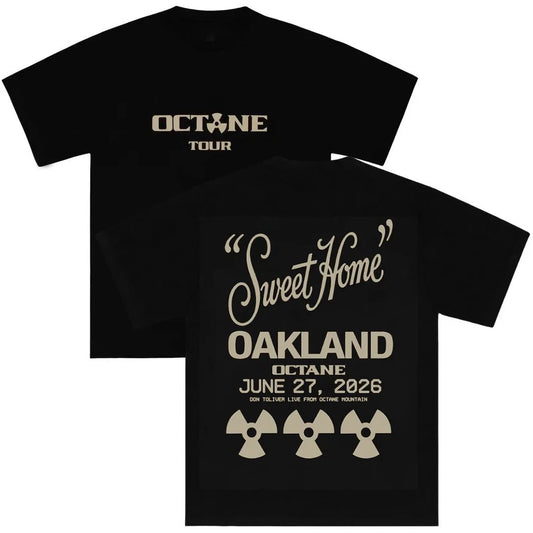 Don Toliver Merch - Octane Sweet Home Oakland June 27, 2026 Graphic Unisex T Shi
