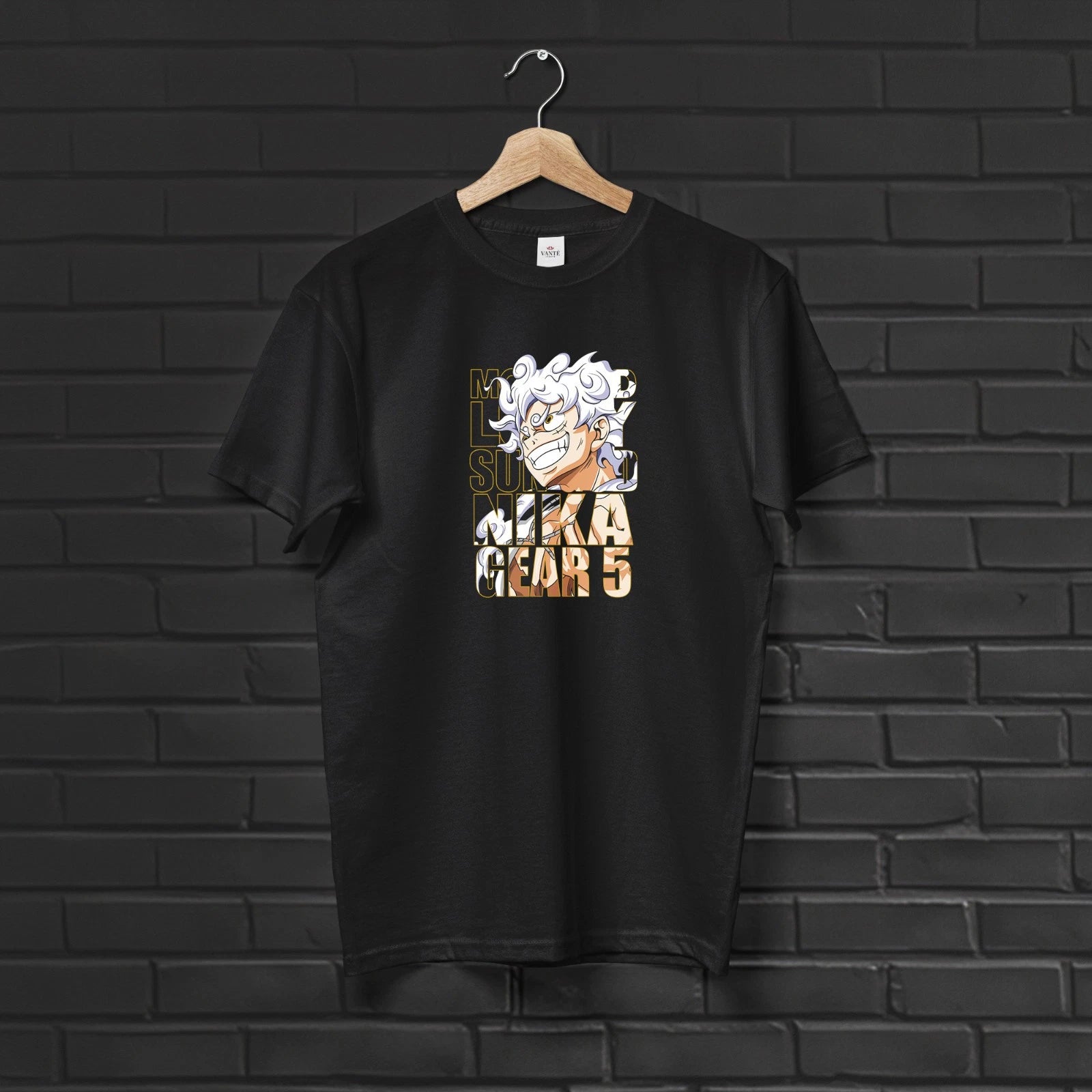 Monkey D. Luffy Gear 5 Nika T-Shirt Graphic Tee Mens Unisex Cotton Streetwear