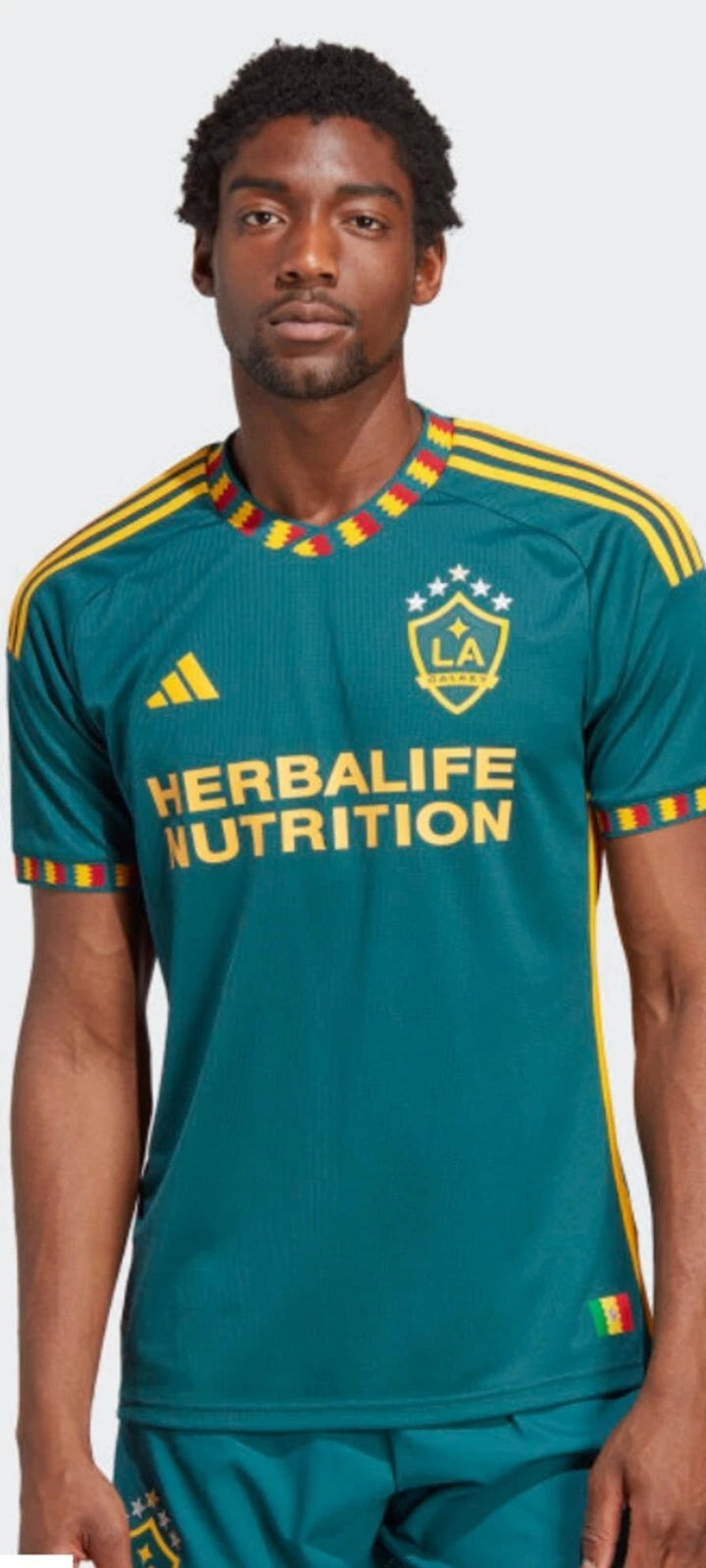 NWT Los Angeles Galaxy Adidas Climalite 2023 Authentic Gameday Jersey Mens M