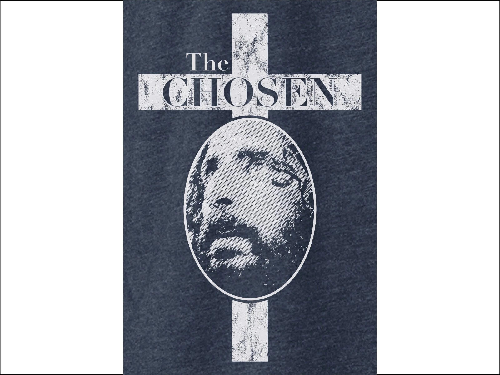 jesus christ THE CHOSEN t-shirt jonathan roumie christian screen printed soft