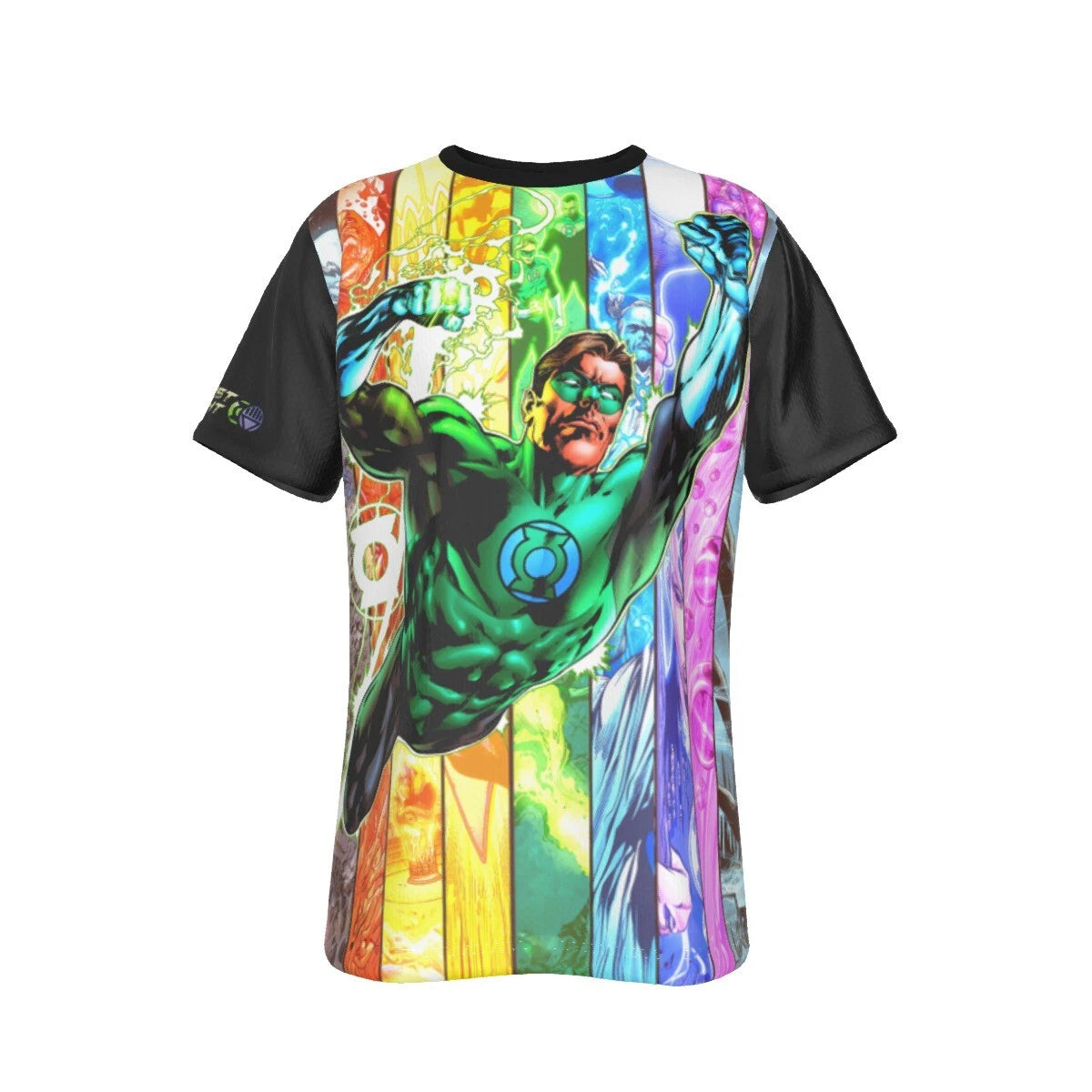 GREEN LANTERN BLACKEST NIGHT RAINBOW ALL OVER PRINT SHIRT