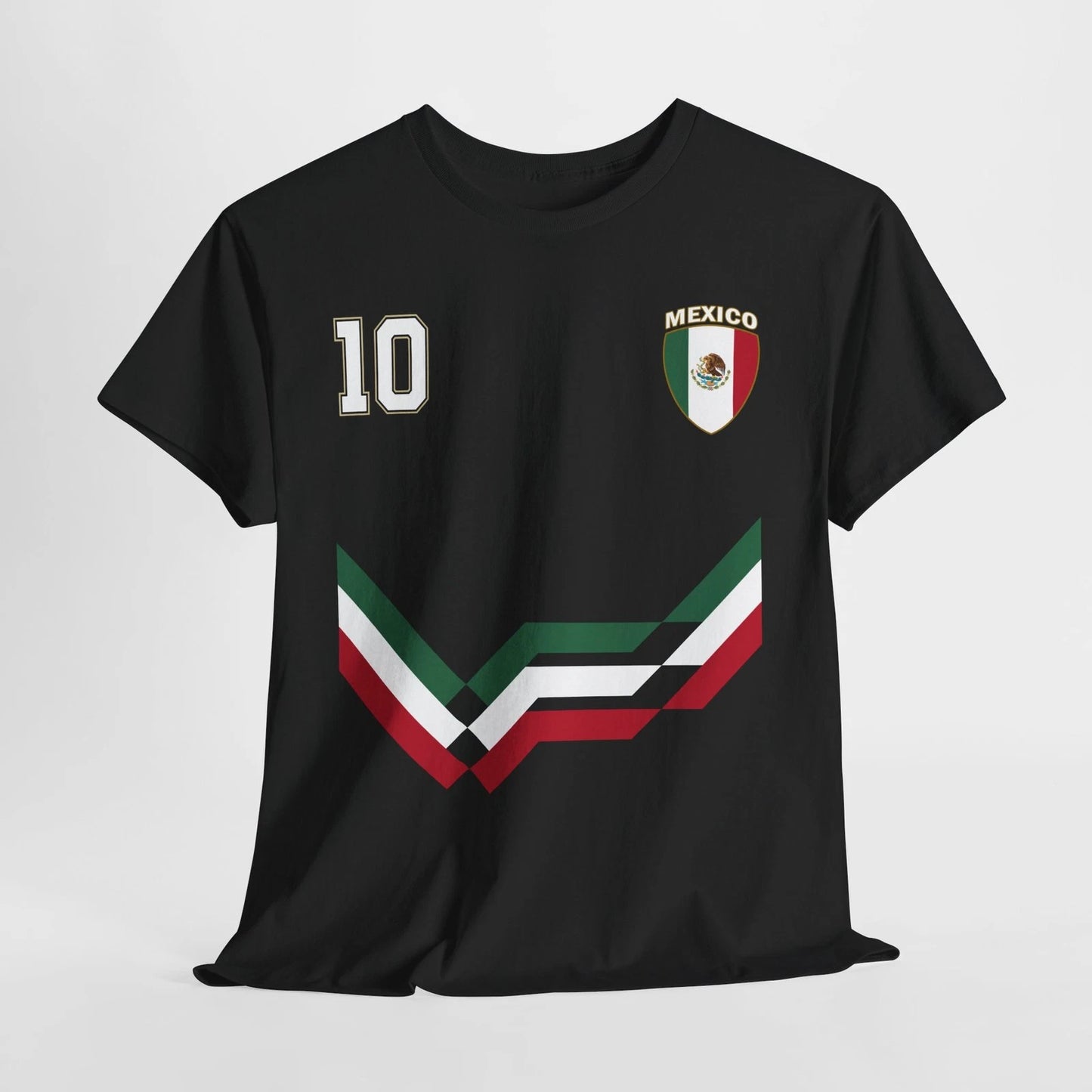 Mexico Number 10 Soccer Shirt, Mexican Flag Soccer 2026 Jersey Style Shirt