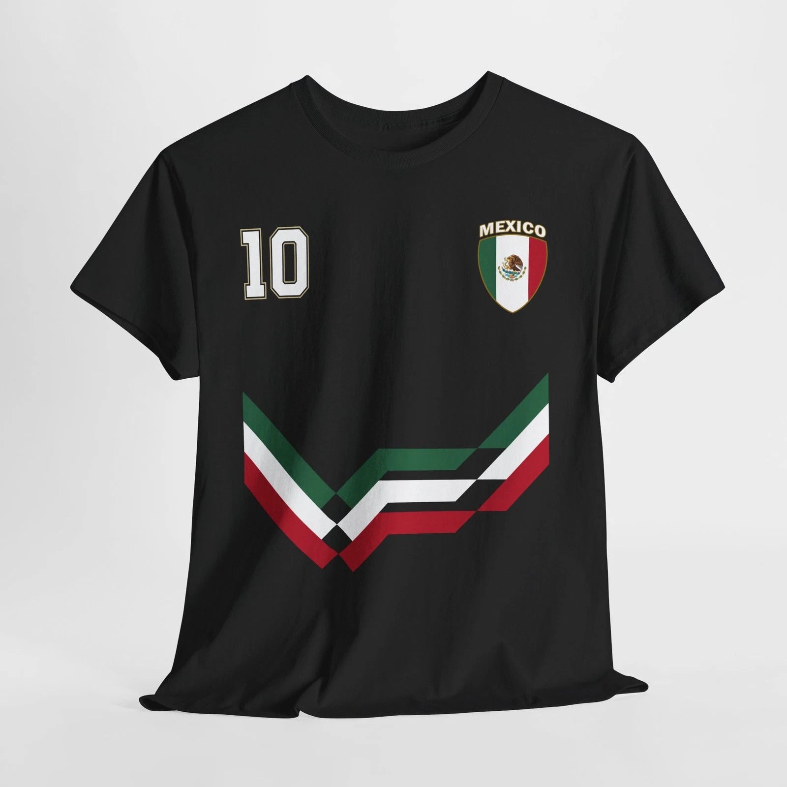 Mexico Number 10 Soccer Shirt, Mexican Flag Soccer 2026 Jersey Style Shirt