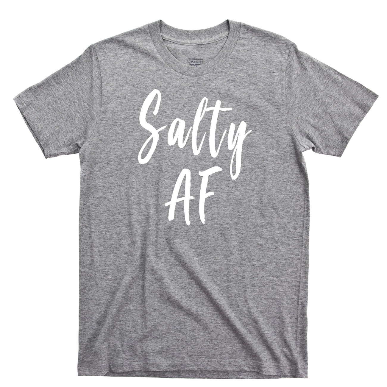 Salty AF T Shirt Beach Boat Hair Sandy Toes Sun Tan Ocean Tequila Margarita Tee