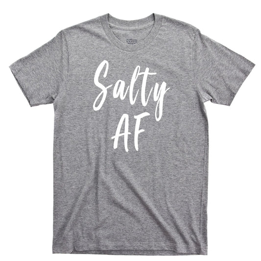 Salty AF T Shirt Beach Boat Hair Sandy Toes Sun Tan Ocean Tequila Margarita Tee