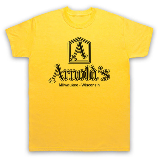ARNOLD'S DRIVE IN UNOFFICIAL HAPPY DAYS DINER LOGO TV MENS & WOMENS T-SHIRT