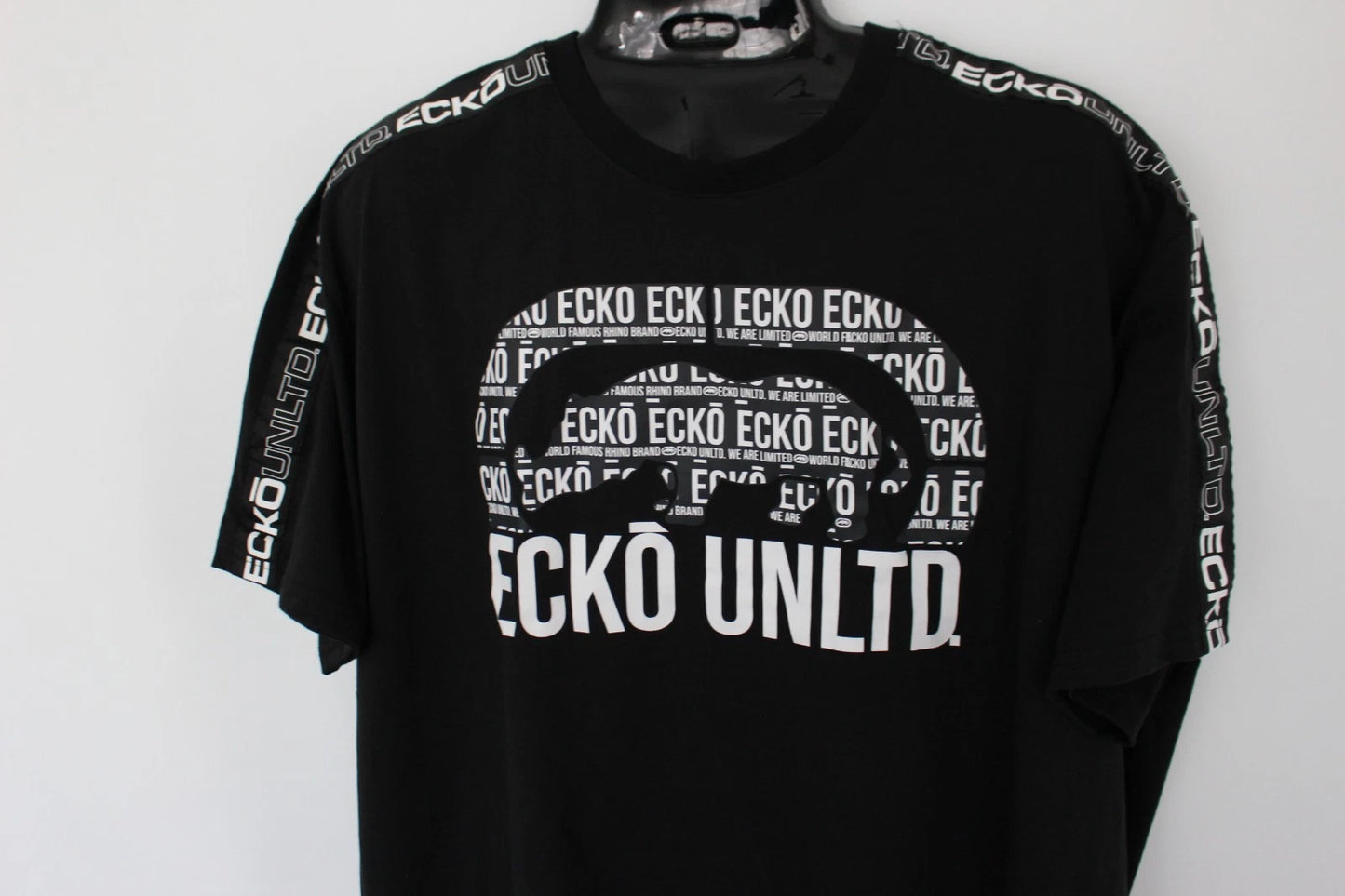 ECKO UNLTD S/S BLACK CREWNECK T-SHIRT SZ: 4XL 4X XXXXL NWT