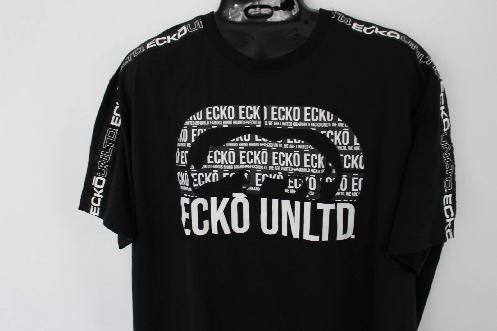 ECKO UNLTD S/S BLACK CREWNECK T-SHIRT SZ: 4XL 4X XXXXL NWT