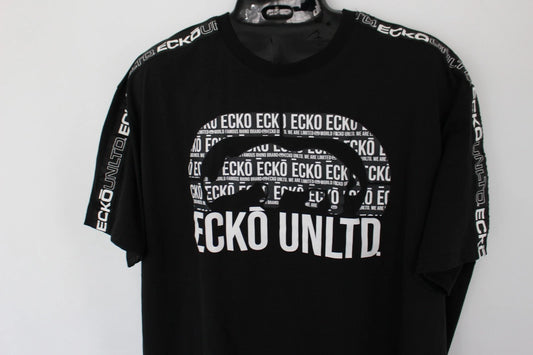 ECKO UNLTD S/S BLACK CREWNECK T-SHIRT SZ: 4XL 4X XXXXL NWT