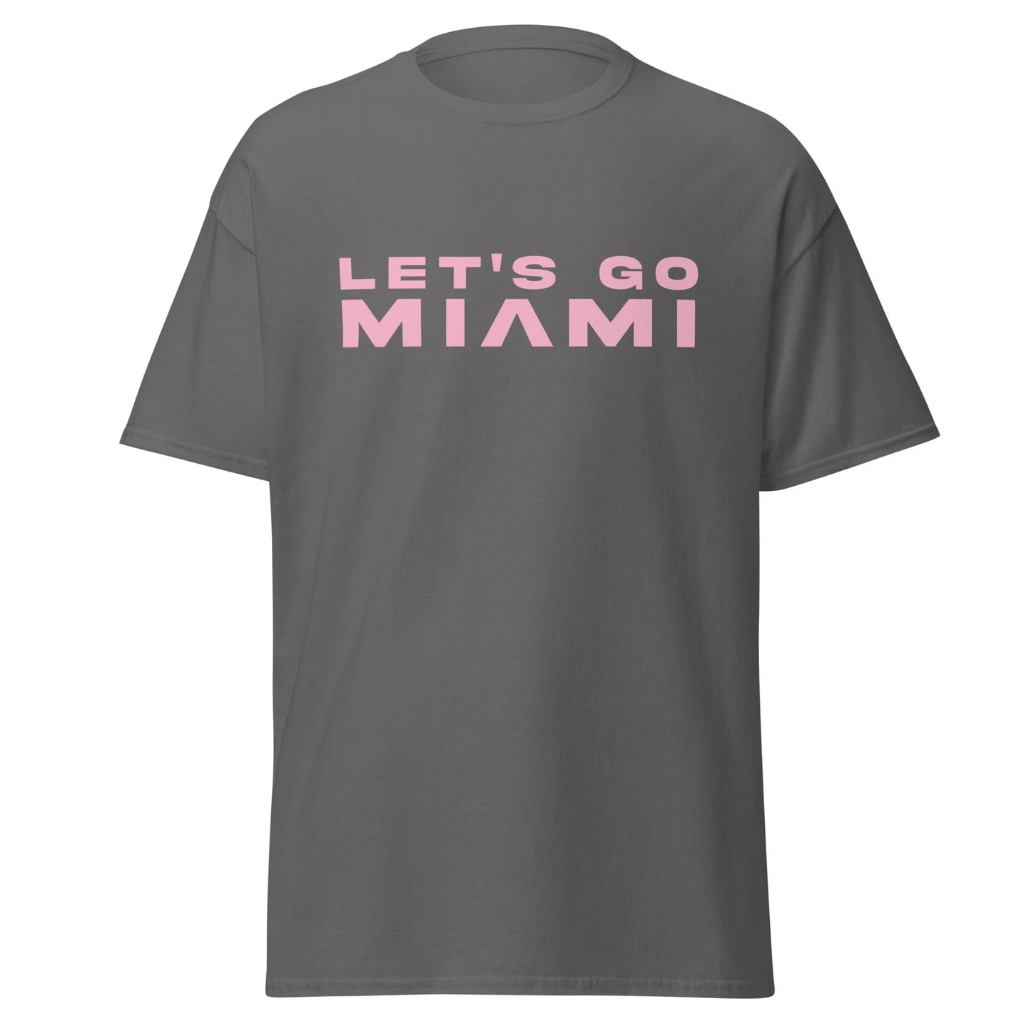 Let's Go Miami Football Soccer Inter Miami Messi Unisex Jersey Tshirt