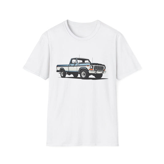 1979 Ford F-150 T-Shirt Classic Pickup Truck Tee Vintage Blue Oval 4x4 Graphic