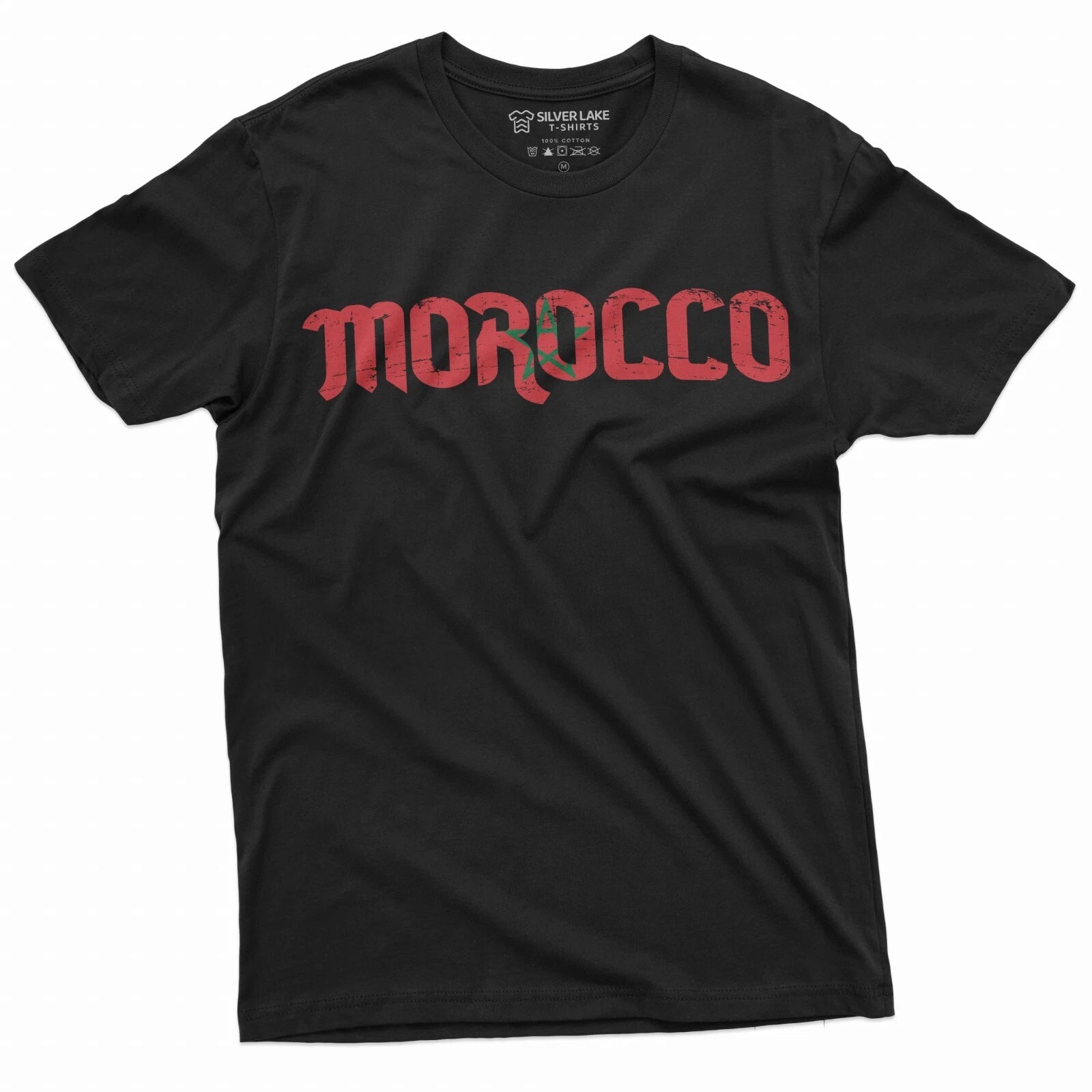 Morocco T-shirt Kingdom of Morocco Flag Tee Mens Shirt Patriotic National Tee