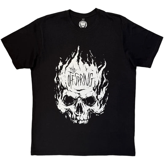 The Offspring  Premium Carbon T-Shirt: Skull (Black) OFFICIAL NEW
