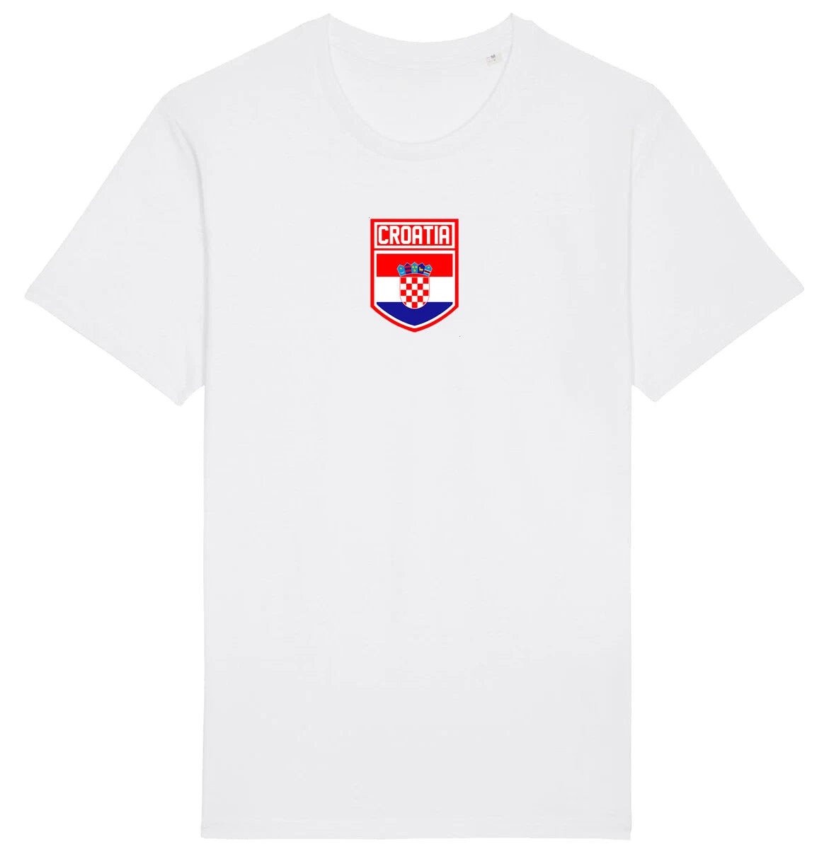 Croatia Badge T-Shirt, Adults Kids Baby Family, Football World Cup 2026 Kit J