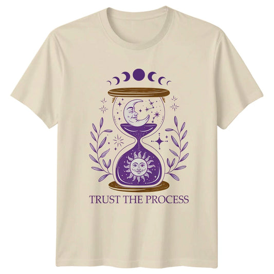 Trust The Process Celestial T-Shirt Spirituality Birthday Gift For Him And Her