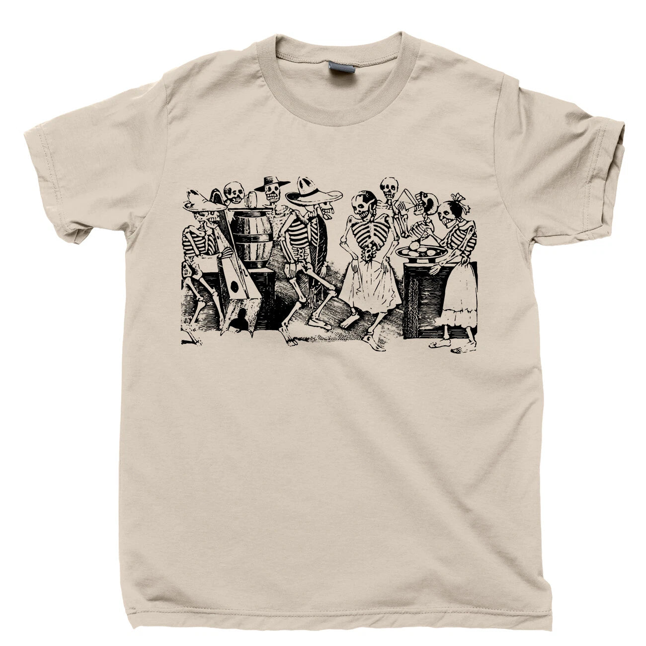 Jose Guadalupe Posada T Shirt Day Of Dead Hispanic Mexico Artist Mariachi Tee