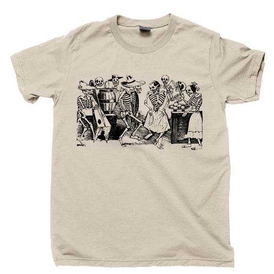 Jose Guadalupe Posada T Shirt Day Of Dead Hispanic Mexico Artist Mariachi Tee