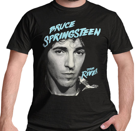 Official Bruce Springsteen T Shirt The River The Boss Classic Rock Black New