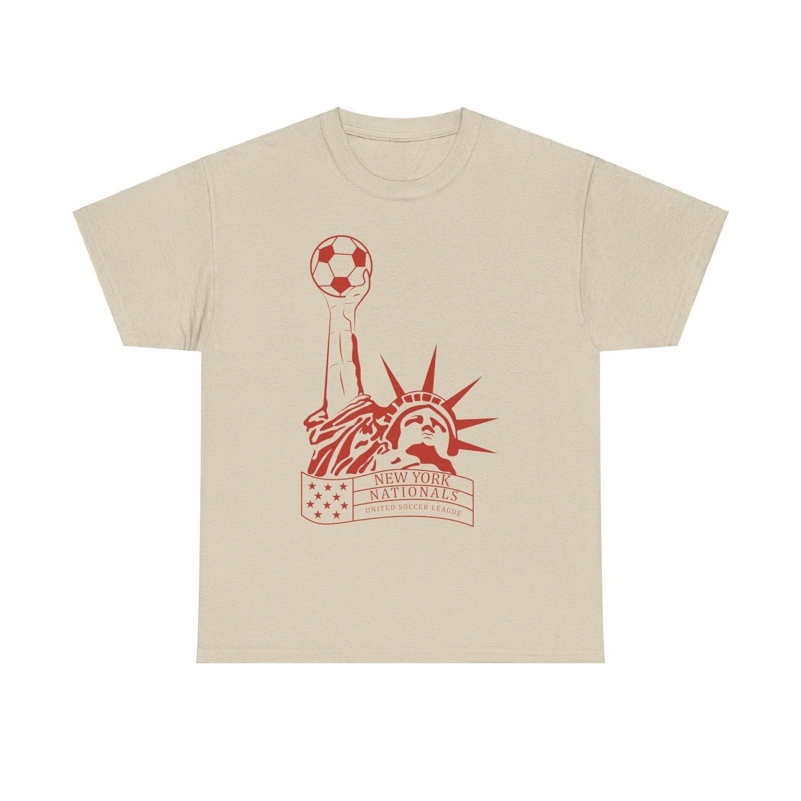 New York Nationals United Soccer League 1984 T-shirt