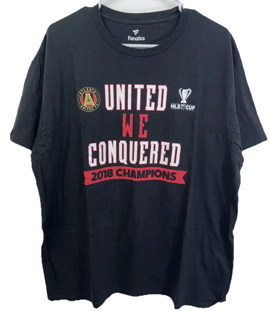 Fanatics x MLS Atlanta United Soccer MLS Cup Champions Men’s XL Black T-shirt