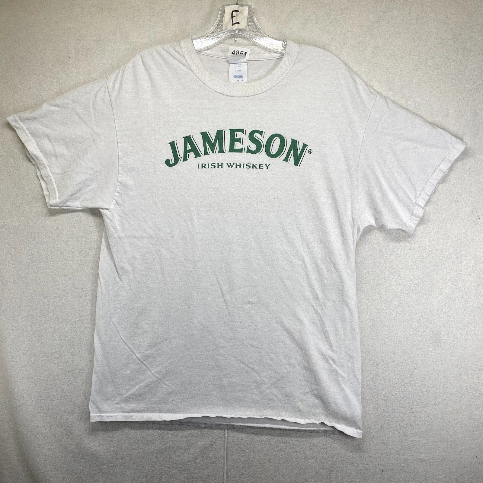 Jameson Irish Whisky T Shirt Mens Small/Medium Simple Spell Out