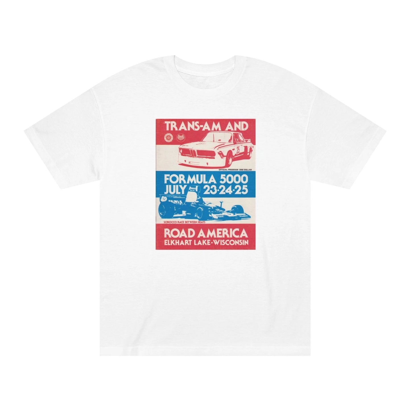 Retro Car Racing Classic Tee, Trans-Am Vintage Motorsports T-Shirt Race Gift