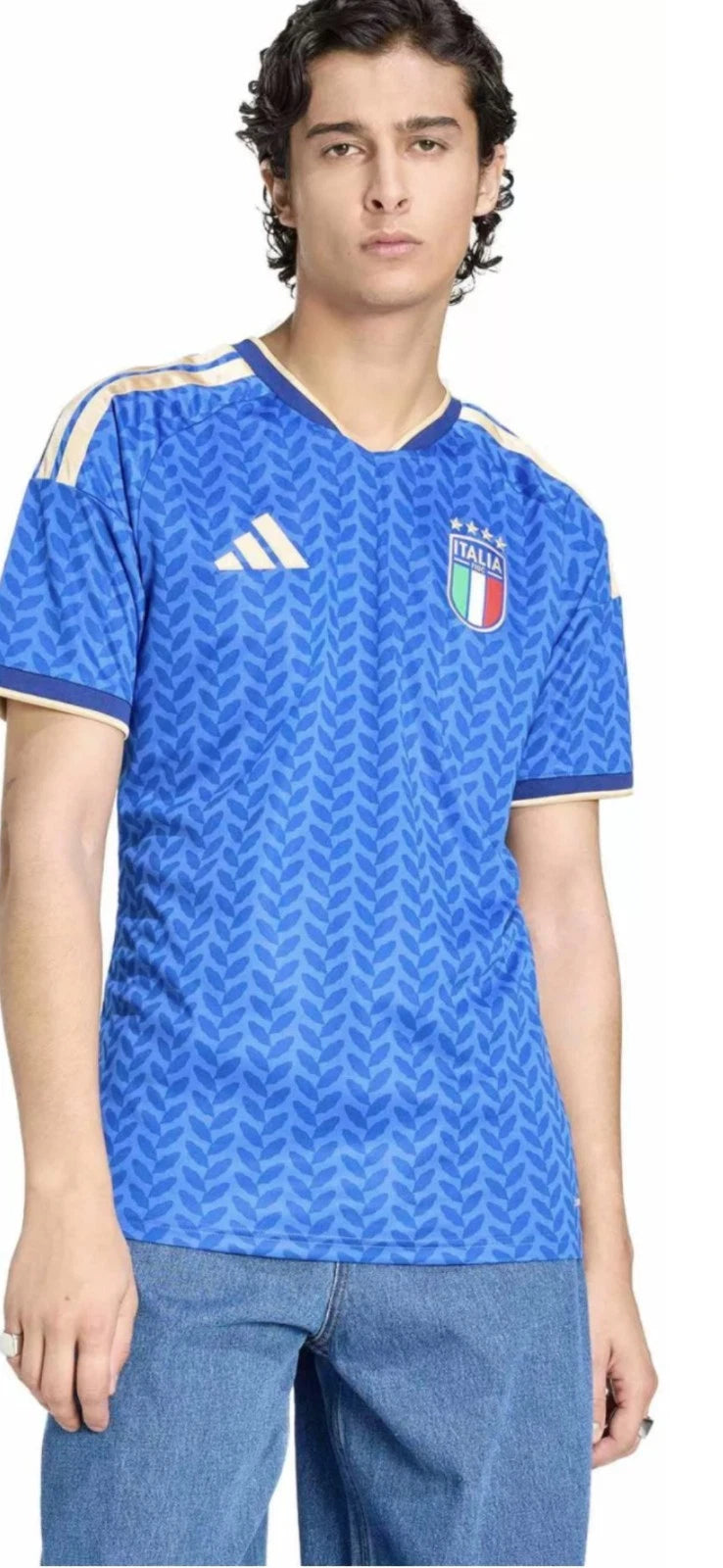 NWT Adidas Climalite Italy 2026 World Cup Jersey Mens Medium