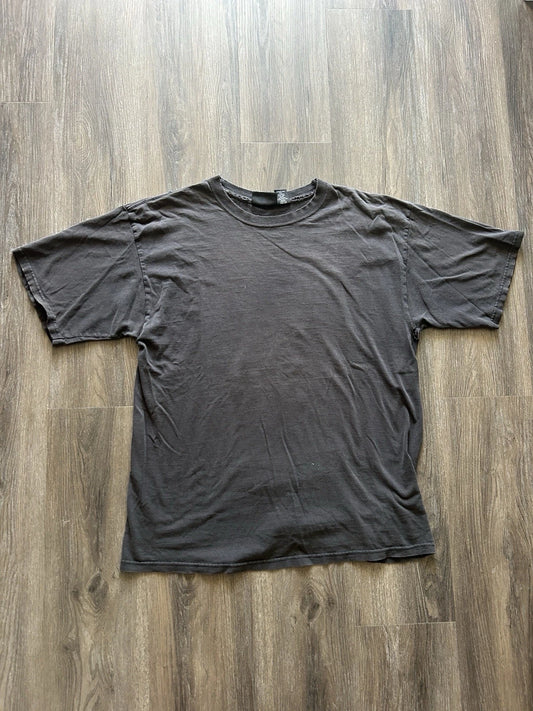 Vintage Anchor Blue Simple Black Mens XL T-Shirt 21x28.5