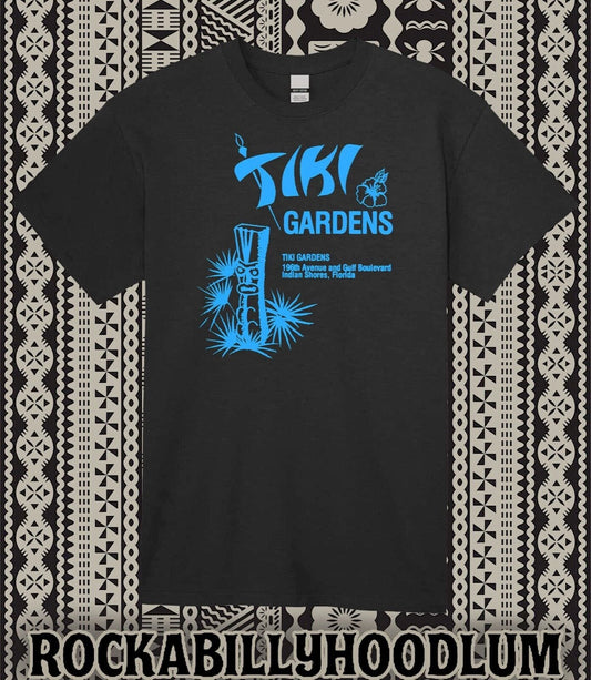 Retro Tiki Tee T Shirt Bar Restaurant Mug Polynesian Tiki Gardens Florida