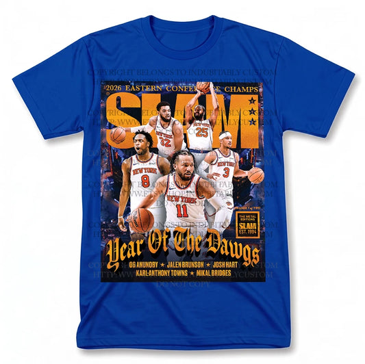 Jalen Brunson Karl Anthony Towns New York Graphic T Shirt Vintage Style Tees