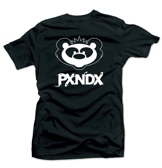 PXNDX PANDA PLAYERA NEGRA / BLACK T-SHIRT BANDA ROCK MONTERREY MEXICO UNISEX