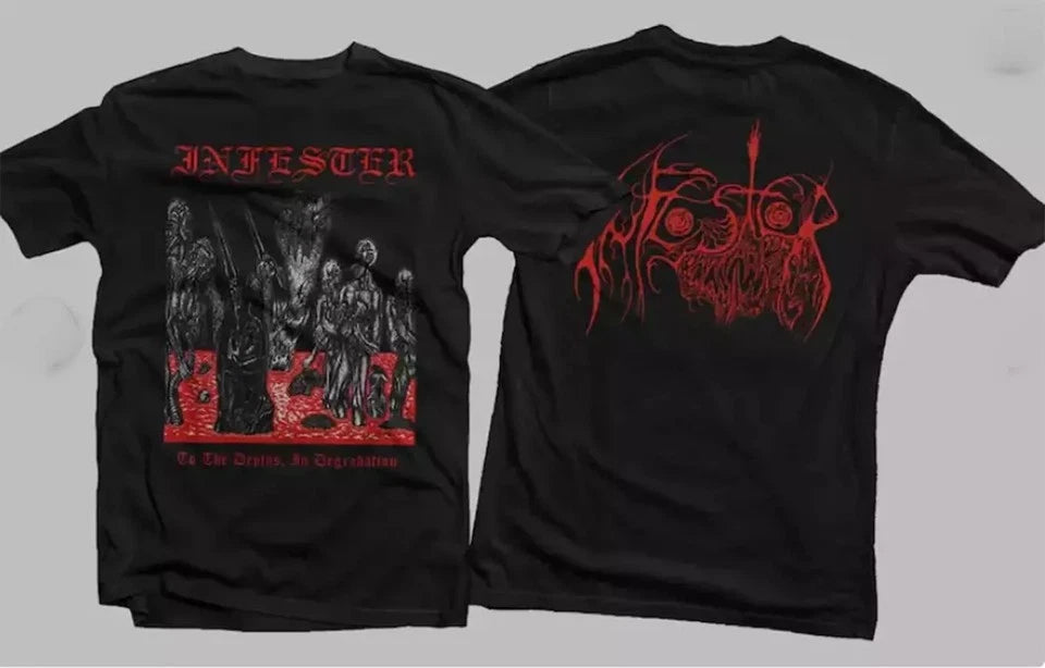 Infester Band To The Depth In Degradation 2 Sided T Shirt S-5XL N8649