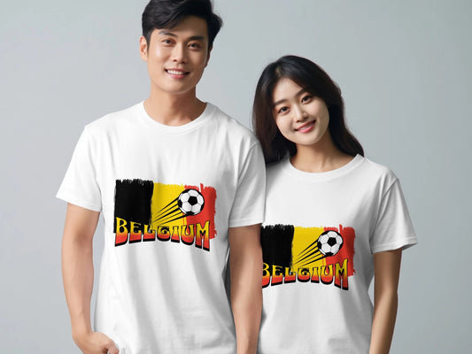 Belgium Football T-Shirt European Tournament Unisex Soccer TShirt Euros 2024