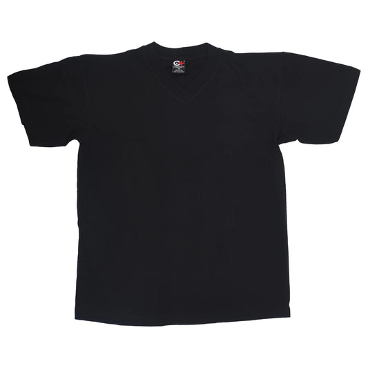 Men's Short Sleeve Premium Heavy Weight V-Neck 100% Cotton T-Shirt Big & Tall