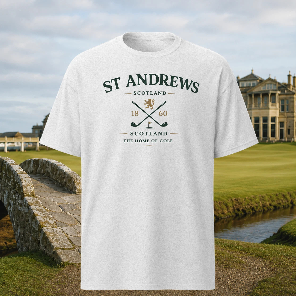 St Andrews Scotland Golf Shirt Home Of Golf Vintage Golf Club Tee