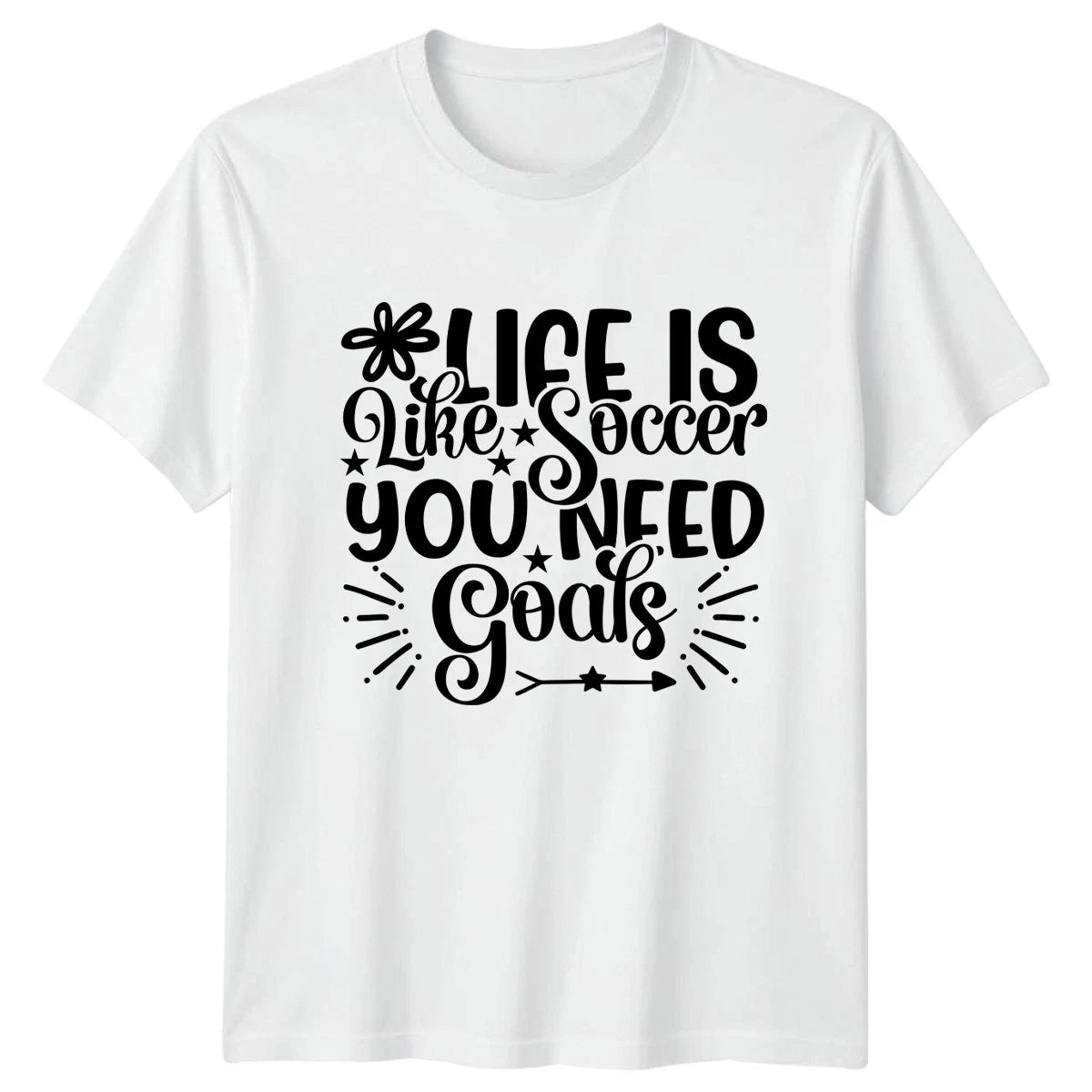 Life Is Like Soccer You Mens T-Shirt Fathers Day Soccer Fathers Day Gift For Him