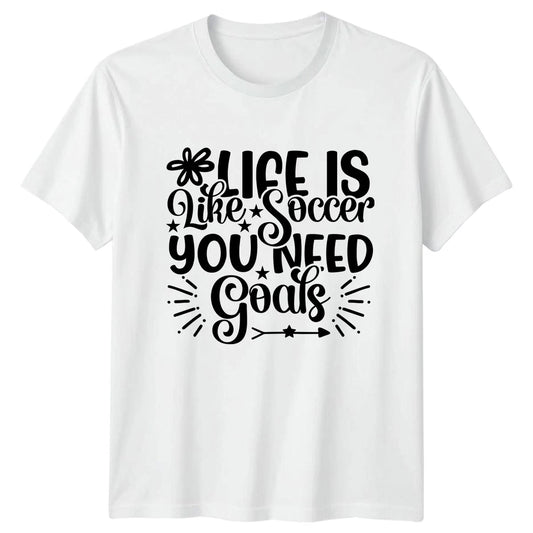 Life Is Like Soccer You Mens T-Shirt Fathers Day Soccer Fathers Day Gift For Him