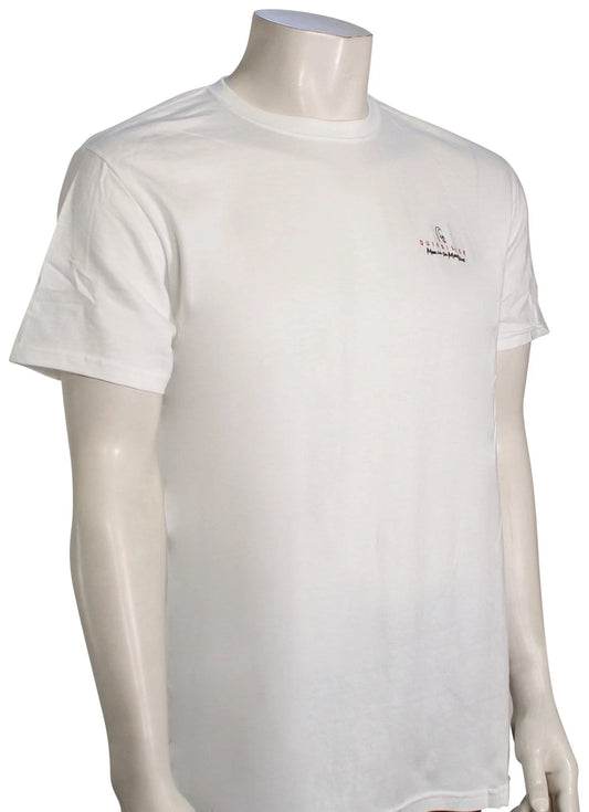 Quiksilver MWRM Poster T-Shirt - White - New