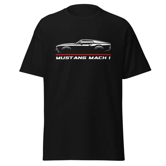 Premium T-Shirt For Ford Mustang Mach 1 1971-1973 Car Enthusiast Birthday Gift