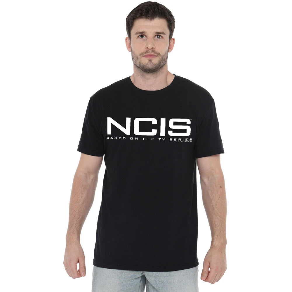 Ncis Logo T-Shirt S-2XL, Black
