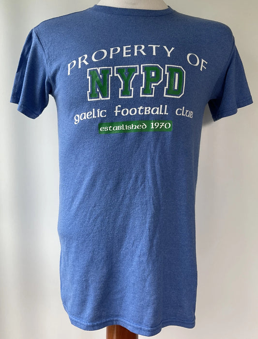 NYPD “ Property Of NYPD Gaelic Football Club “￼ T-Shirt Size Small