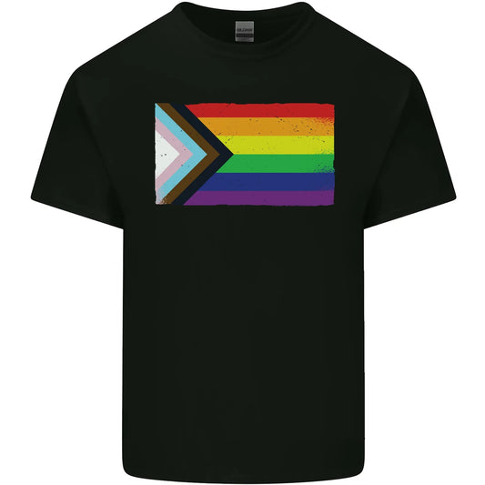 LGBTQ Flag Gay Pride Awareness Day LGBTQ Mens Cotton T-Shirt Tee Top