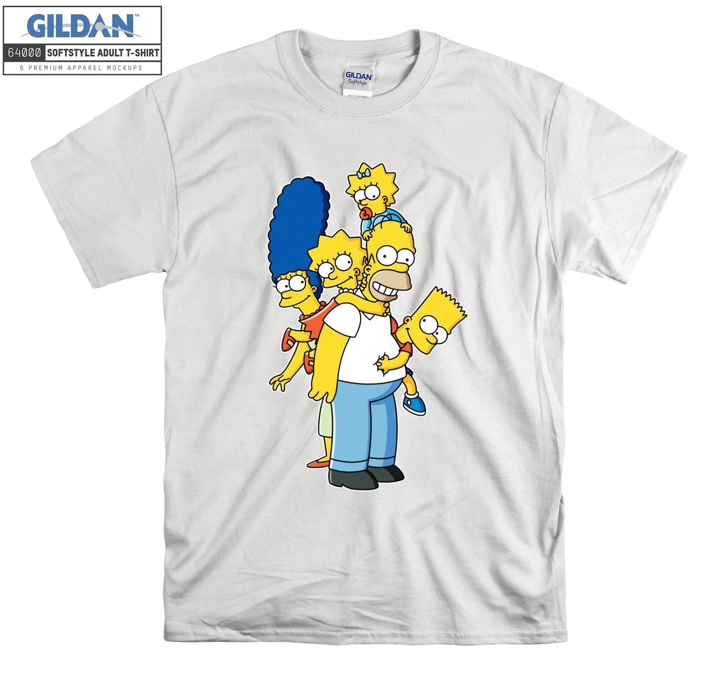The Simpsons T-shirt All characters Family T shirt Men Women Unisex Tshirt V340