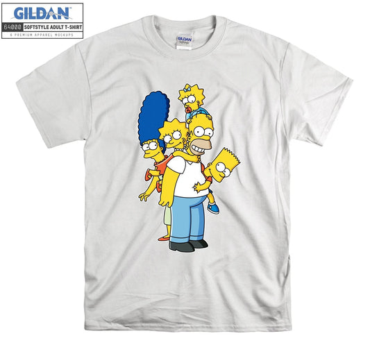 The Simpsons T-shirt All characters Family T shirt Men Women Unisex Tshirt V340